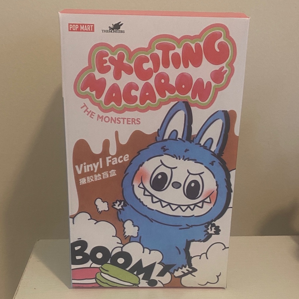 Pop Mart Labubu Monsters Exciting Macaron (Vinyl Face-Blind Box)